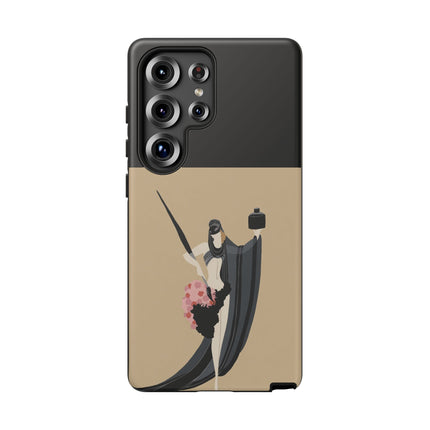 Dancer with Ink & Blossoms Phone Case – Elegant Grace & Artistic Poise