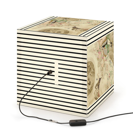 Sur talons rouges (On Red Heels) pl 01 by Gerda Wegener Light Cube Lamp