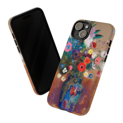 Bouquet of Flowers by Odilon Redon Phone Cases