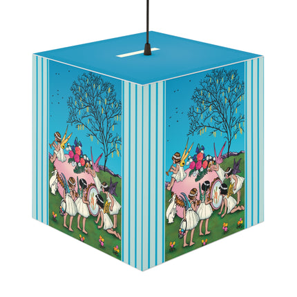 Enchanted Easter Gathering Light Cube Lamp