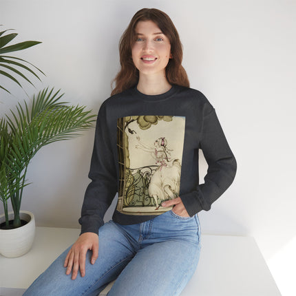 Sur talons rouges (On Red Heels) pl 02 by Gerda Wegener Heavy Blend™ Crewneck Sweatshirt
