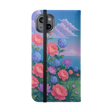 🌸🩰 The Garden Dancer Flip Case – Art Deco Floral Whimsy