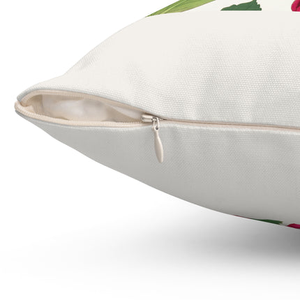 Dahlia by Tanigami Kônan Spun Polyester Square Pillow