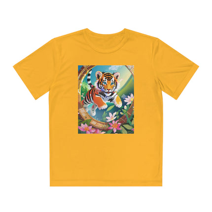 Majestic Tiger Cub Youth Competitor Tee – Courage, Adventure & Fiery Spirit