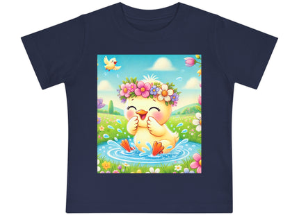 Springtime Splash Duckling Baby Short Sleeve T-Shirt