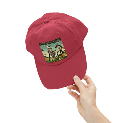 The Dragon Fairy’s Stride Unisex Distressed Cap