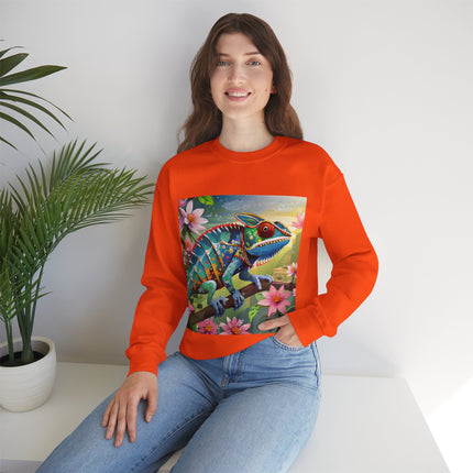 Camouflage Chameleon Unisex Heavy Blend™ Crewneck Sweatshirt