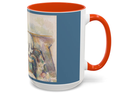 The Three Skulls by Paul Cézanne Colorful Mugs (11oz, 15oz)