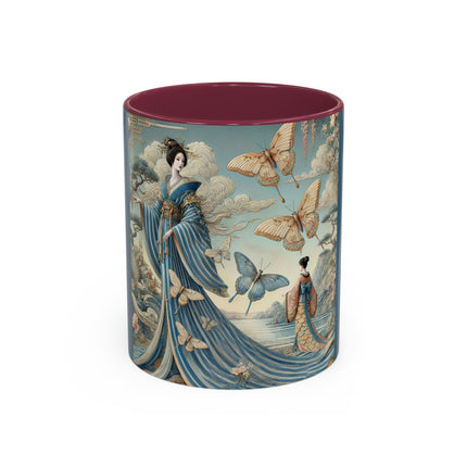 Butterfly Empress Colorful Mug – Graceful Butterflies & Timeless Elegance