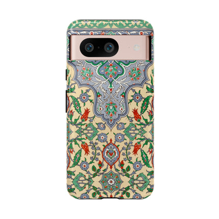 Arabic Art Pattern, Plate by Emile Prisse d’Avennes Phone Cases