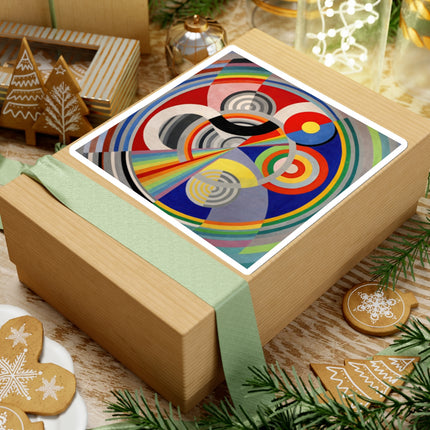 Rythme No. 1 by Robert Delaunay Kiss-Cut Stickers (4 Sizes)