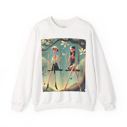 Whispers on the Spring Swing Heavy Blend™ Crewneck Sweatshirt