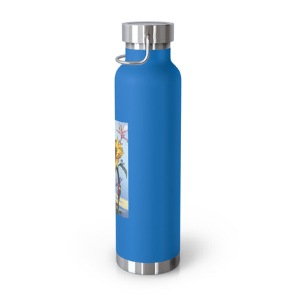 Sunflower Fairies by Margaret Tarrant Copper Vacuum Insulated Bottle, 22 oz