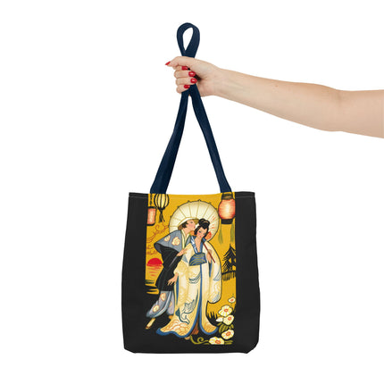 Golden Embrace Tote Bag (AOP)