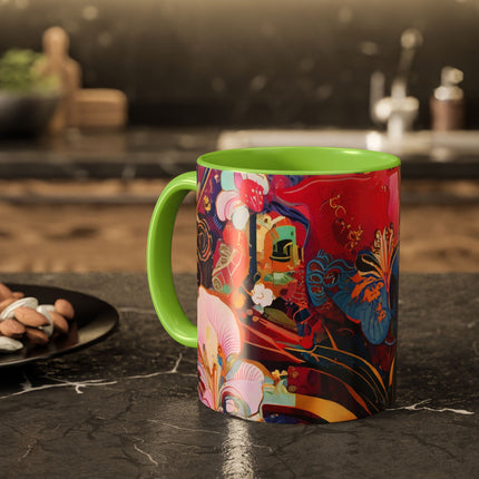 Ethereal Irises Colorful Mugs (11oz, 15oz)