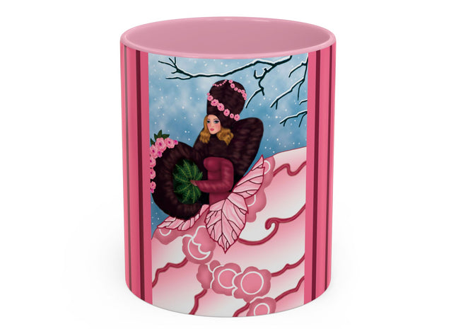 Winter Rose Empress Colorful Mugs (11oz, 15oz)