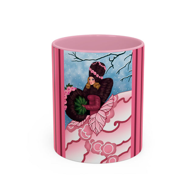 Winter Rose Empress Colorful Mugs (11oz, 15oz)