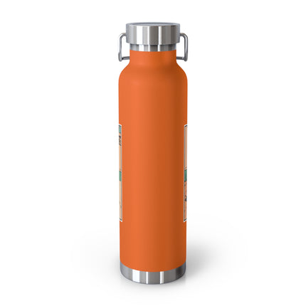 Mischievous Mice on Wheels Copper Vacuum Insulated Bottle, 22 oz