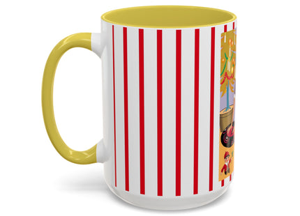 Art Deco Christmas Colorful Mugs (11oz, 15oz)