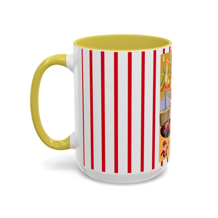 Art Deco Christmas Colorful Mugs (11oz, 15oz)