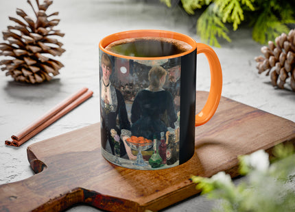 A Bar at the Folies-Bergère by Edouard Manet Colorful Mugs (11oz, 15oz)