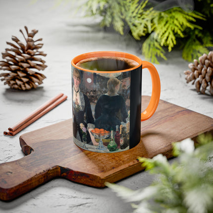 A Bar at the Folies-Bergère by Edouard Manet Colorful Mugs (11oz, 15oz)