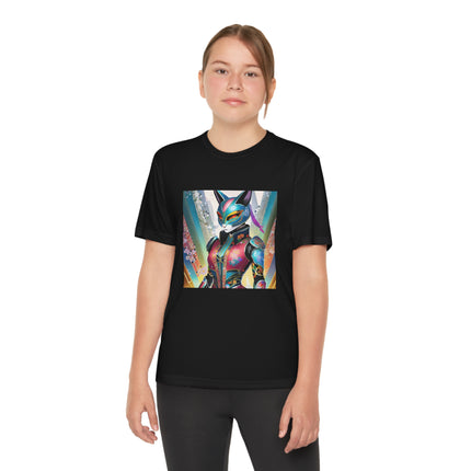 Cyberpunk Chic Youth Competitor Tee