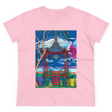 Serene Splendor Women's Midweight Cotton Tee