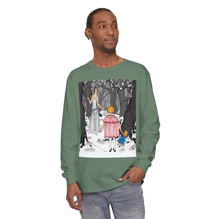 Fairy Tale Elegance Unisex Garment-dyed Long Sleeve T-Shirt