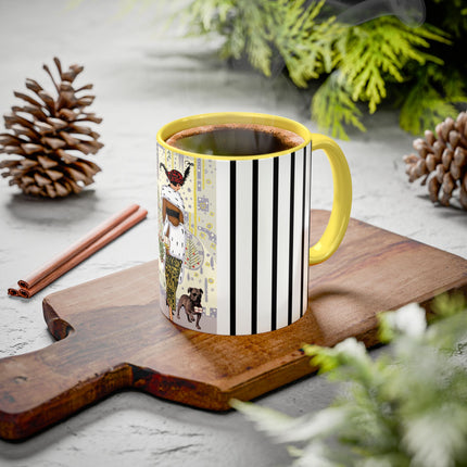 Wrapped in Elegance Colorful Mugs (11oz, 15oz)