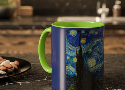 The Starry Night by Vincent Van Gogh Colorful Mugs (11oz, 15oz)