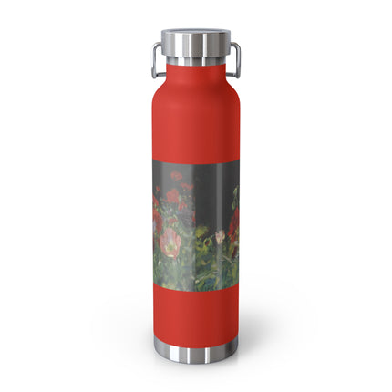 Poppies (A Study of Poppies for Carnation, Lily, Lily, Rose) by John Singer Sargent Copper Vacuum Insulated Bottle, 22oz