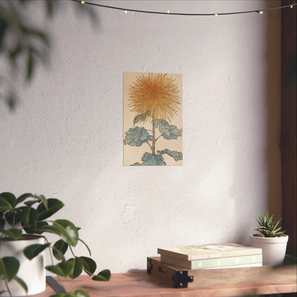Chrysanthemum Harmony Fine Art Poster