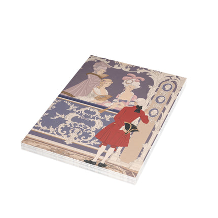 🎭🌹 Leur Loge Postcards With Envelopes – George Barbier Art Deco Opera House Romance