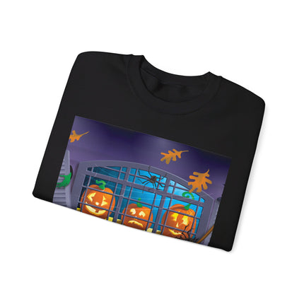 Whimsical Halloween Mischief Unisex Heavy Blend™ Crewneck Sweatshirt
