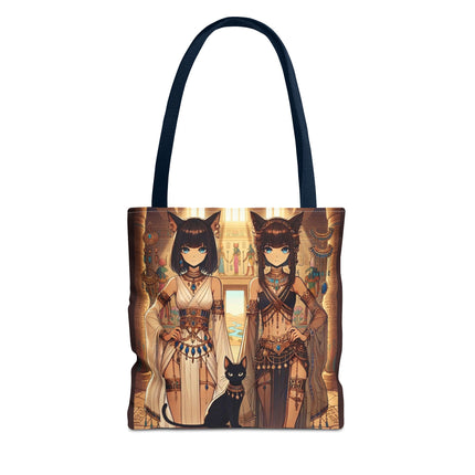 The Egyptian Priestess Cats Tote Bag – Temple Guardians & Ancient Grace