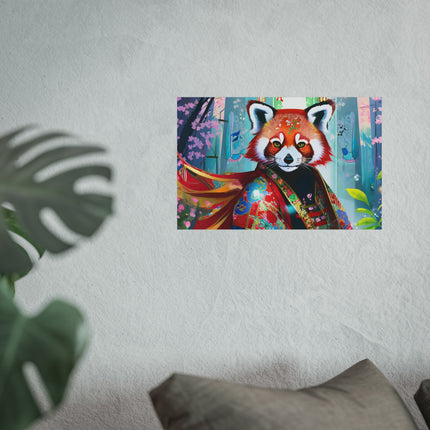 Cybernetic Red Panda Fine Art Posters