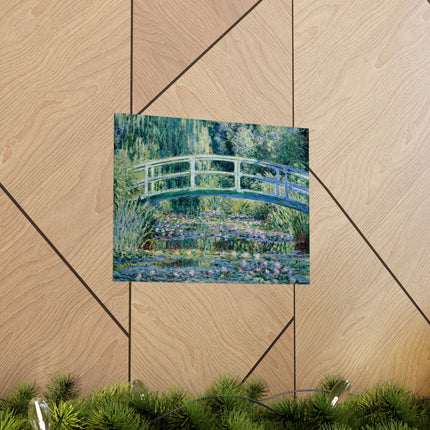 Water Lilies and Japanese Bridge by Claude Monet Matte Horizontal Posters