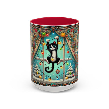 Mischief in Tinselland Colorful Mugs (11oz, 15oz)