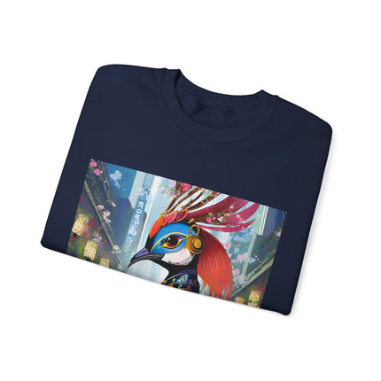 Techno Plumes Unisex Heavy Blend™ Crewneck Sweatshirt
