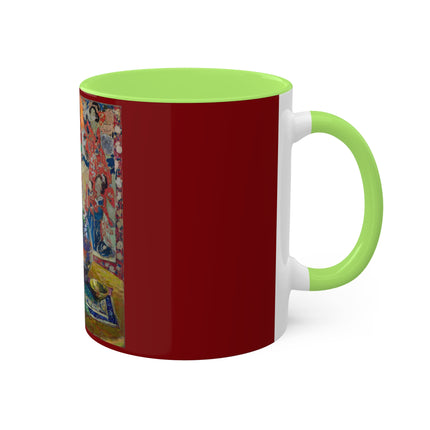 Fish, Fruits, and Flowers by Kathryn E. Cherry Colorful Mugs, 11oz