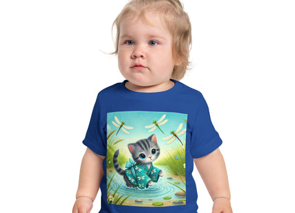Kitten by the Still Waters Baby Short Sleeve T-Shirt