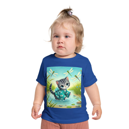 Kitten by the Still Waters Baby T-Shirt – Peaceful Moments & Gentle Wonder