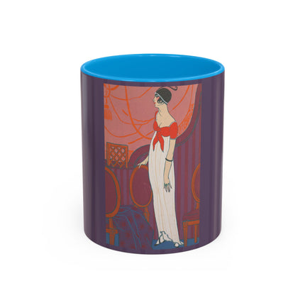 L’Entracte by Georges Lepape Colorful Mugs (11oz, 15oz)