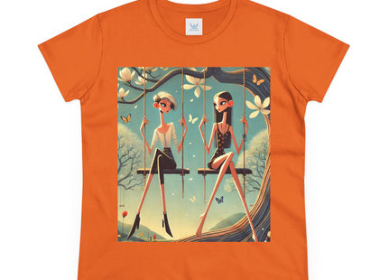 Whispers on the Spring Swing Cotton Tee