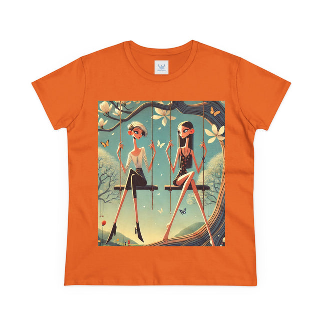 Whispers on the Spring Swing Cotton Tee