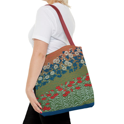 Japanese Flower Pattern II by G.A. Audsley Tote Bag (AOP)