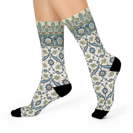 Arabesques by Émile Prisse d'Avennes Cushioned Crew Socks