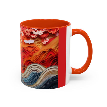Vibrant Sunrise Sky Colorful Mugs (11oz, 15oz)