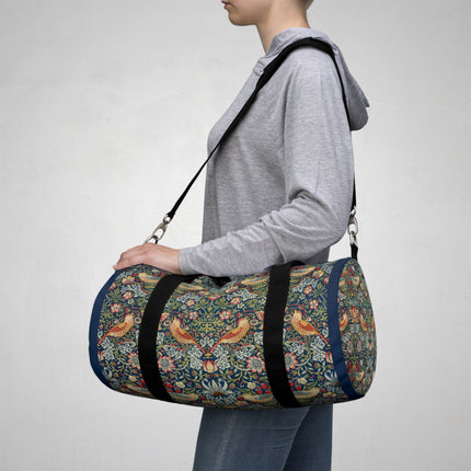 Strawberry Thief by William Morris Duffle Bag